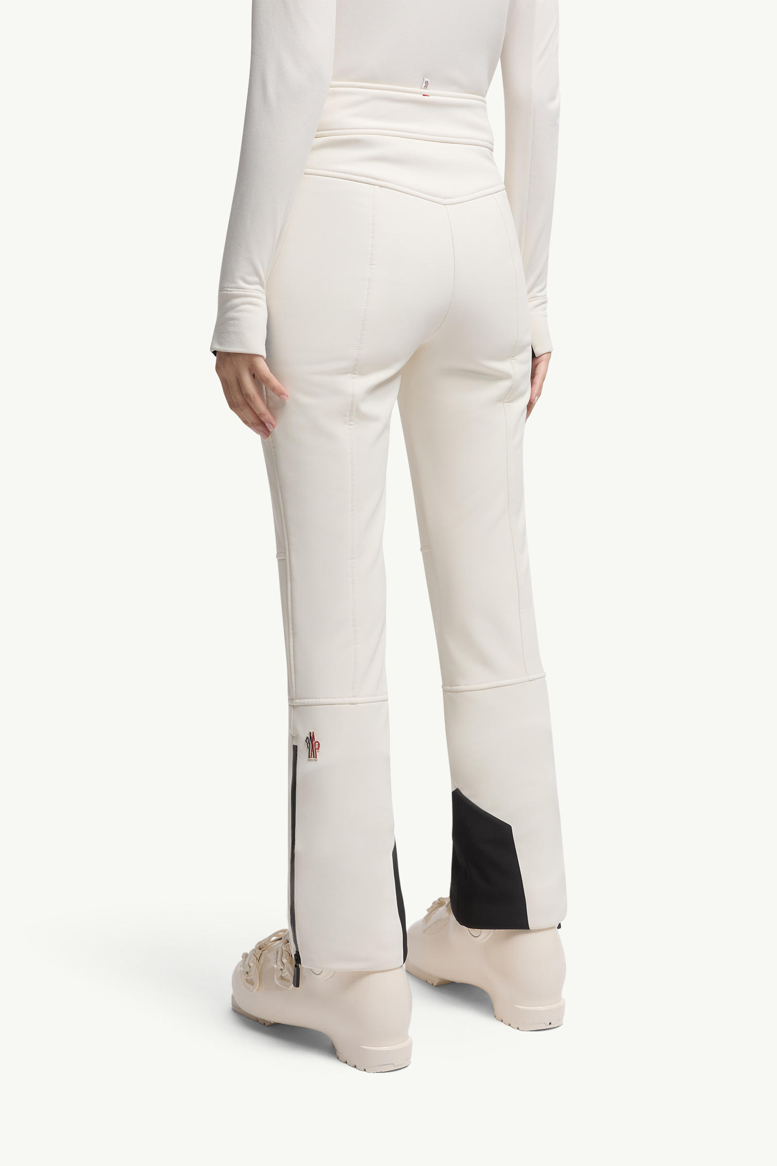 Ski Trousers Women White Moncler 4