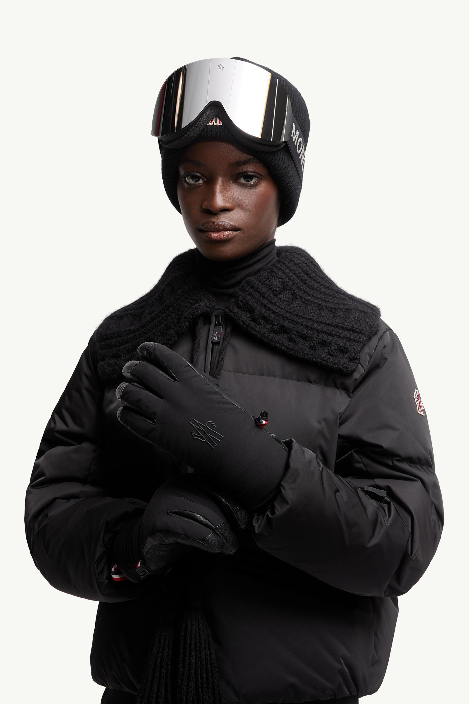 男士加衬软壳手套 女士 黑色 Moncler 1
