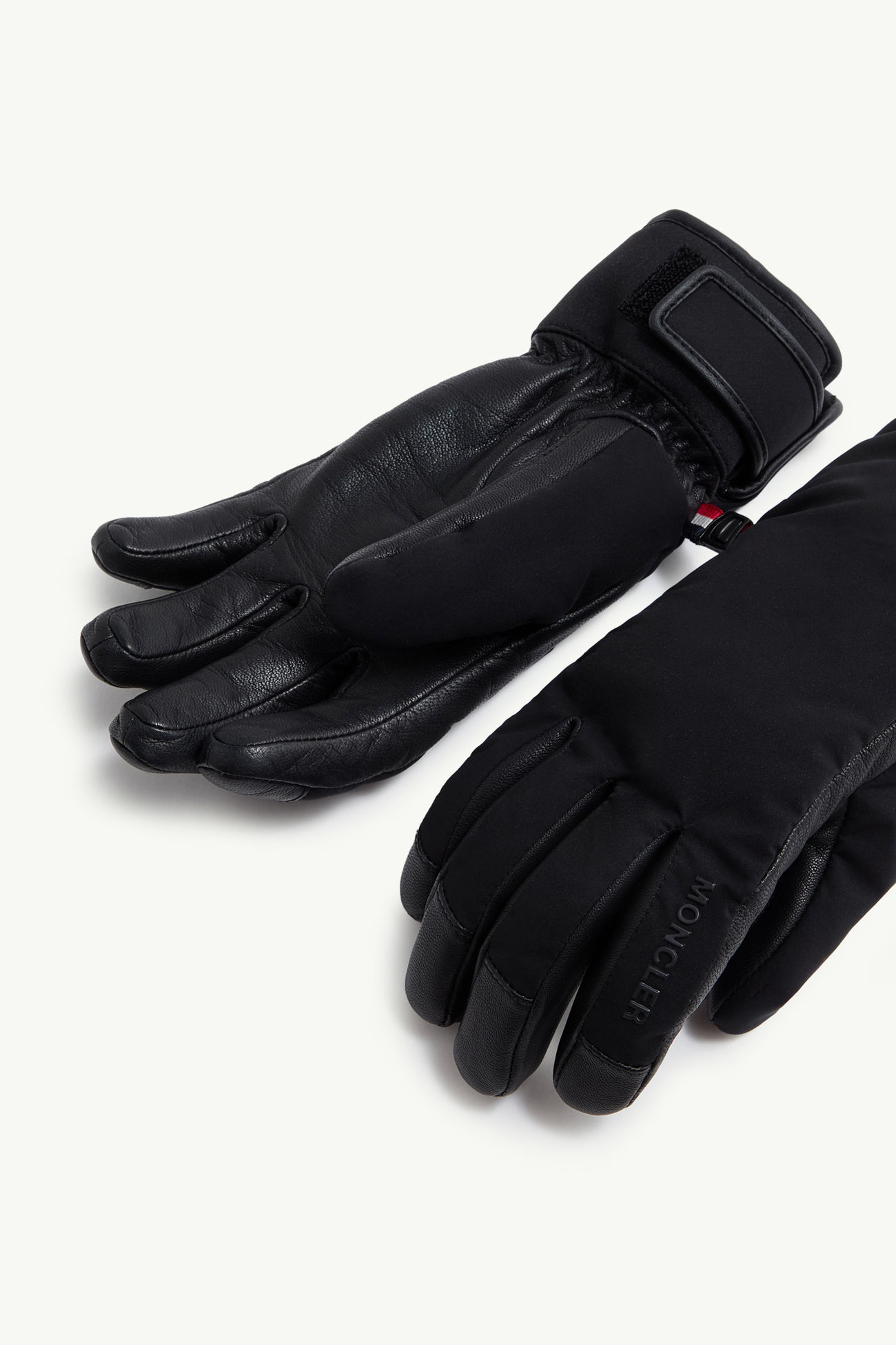Guanti imbottiti in softshell Donna Nero Moncler 4