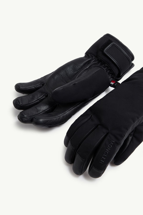 Guanti imbottiti in softshell Donna Nero Moncler 4