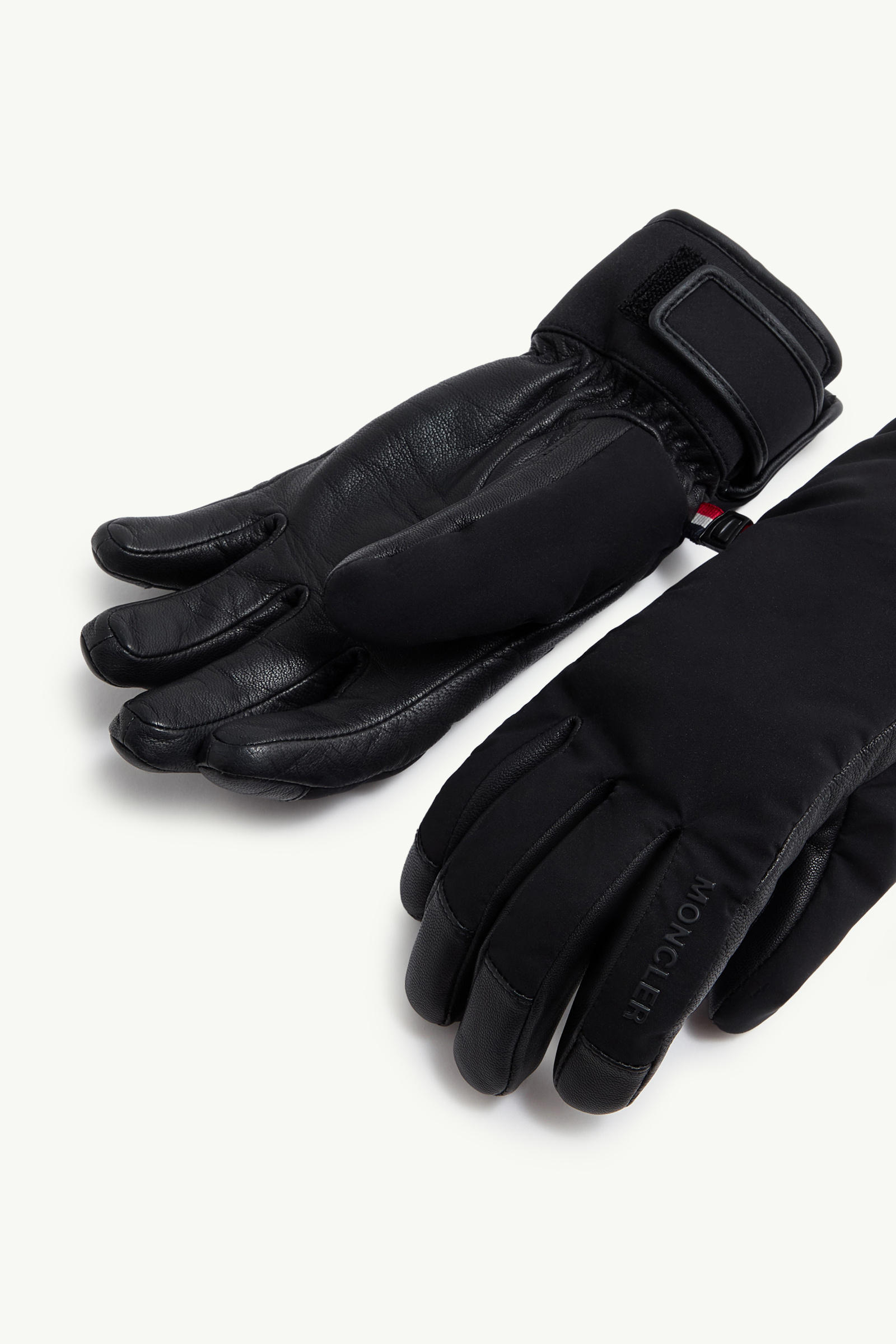 Padded Soft Shell Gloves Women Black Moncler 4