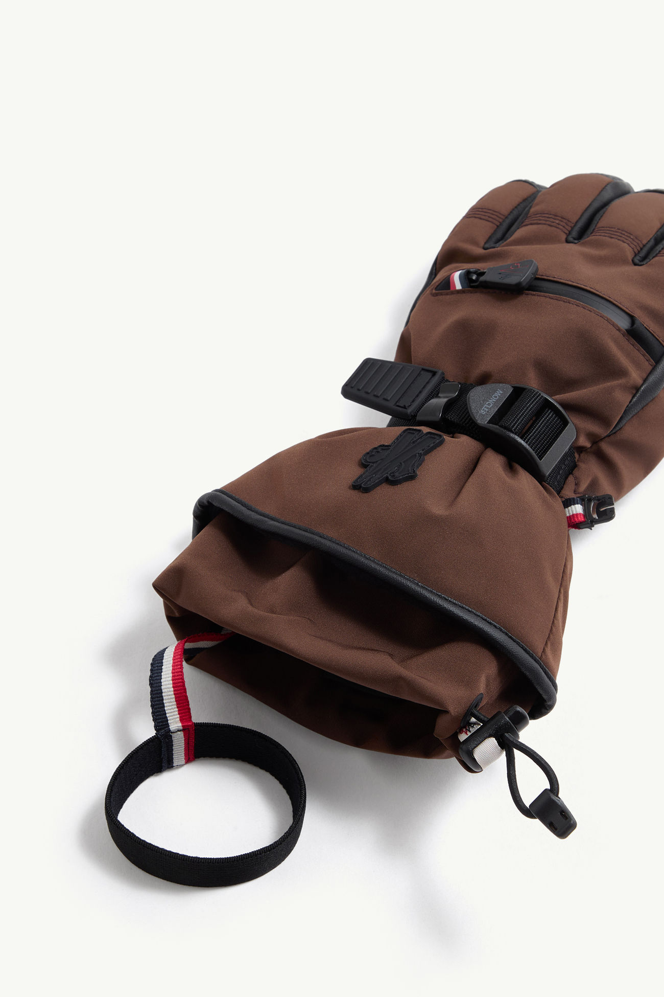 Gepolsterte Handschuhe Damen Braun Moncler 3