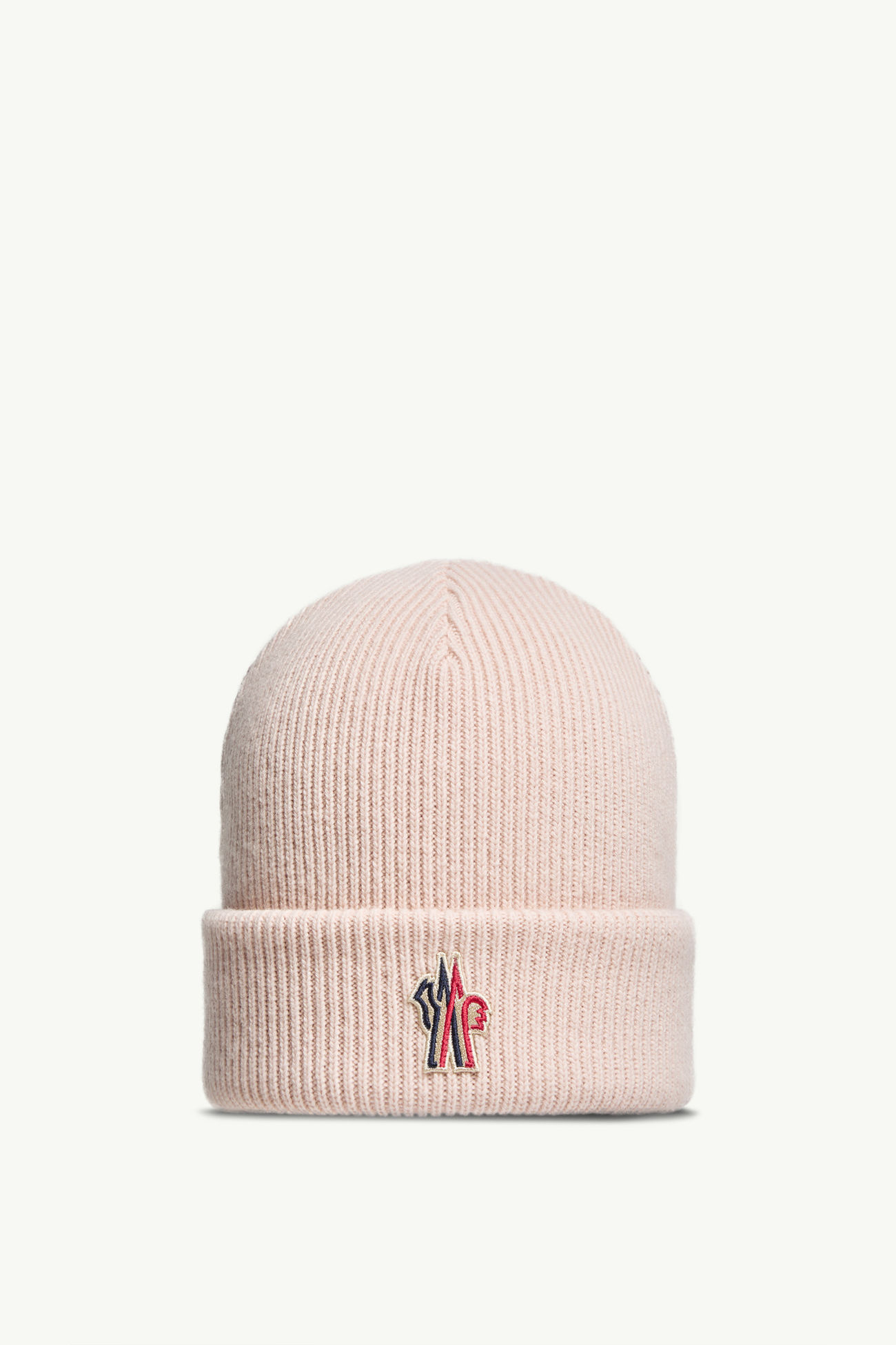 Gorro de lana Mujer Rosado claro Moncler 0
