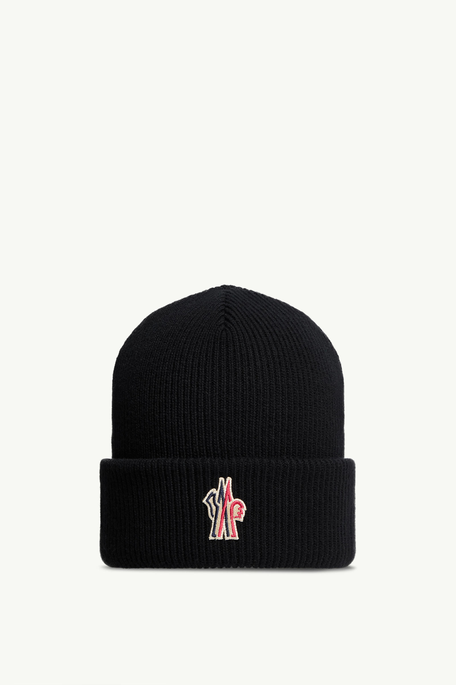 Wool Beanie Women Black Moncler 0