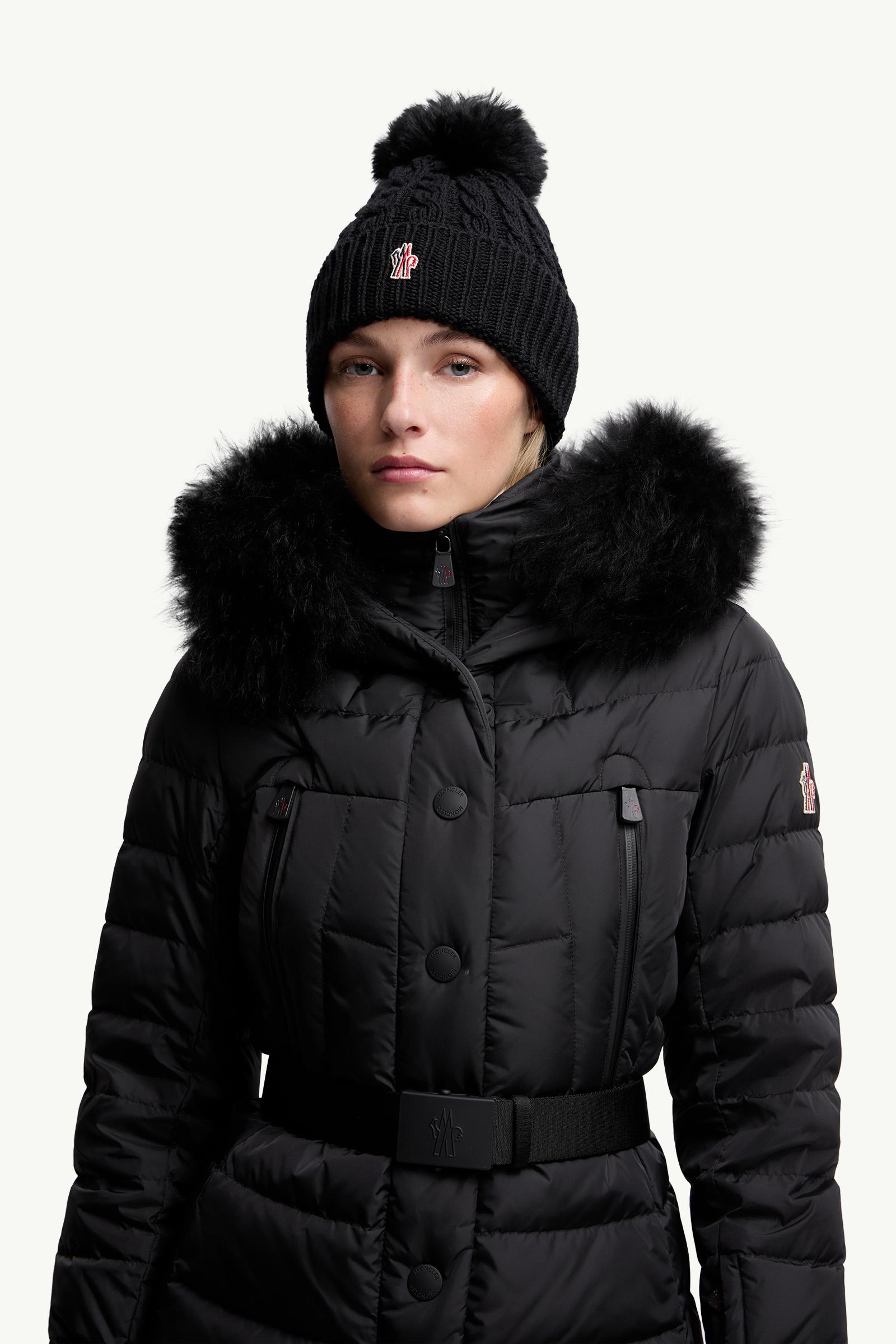 羊毛绒球便帽 女士 黑色 Moncler 1