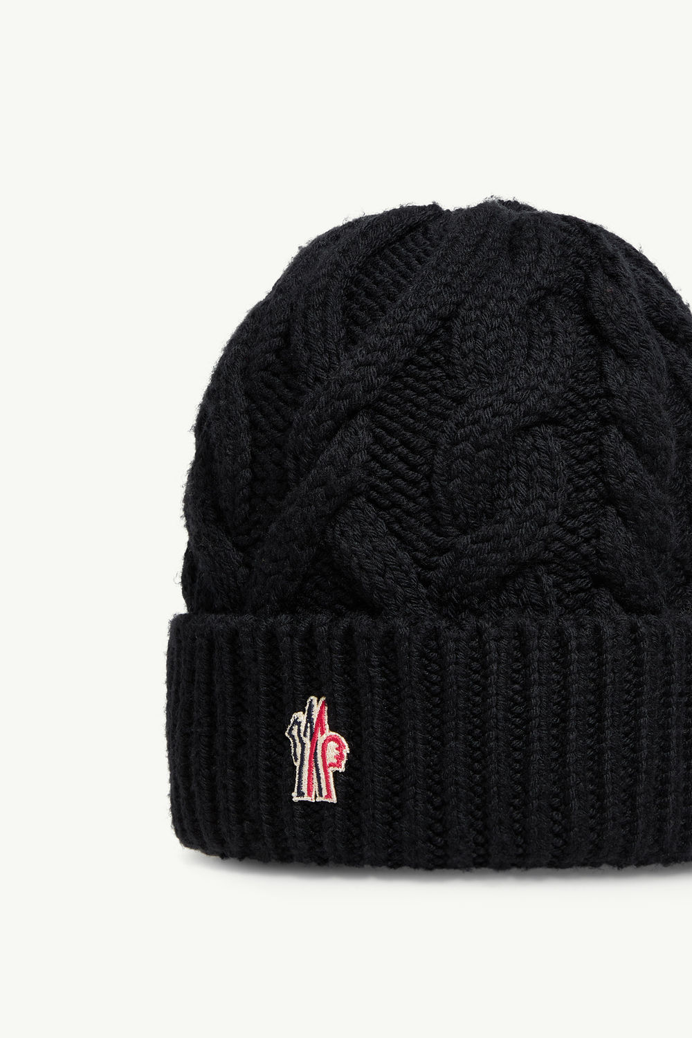 Wool Beanie Women Black Moncler 2