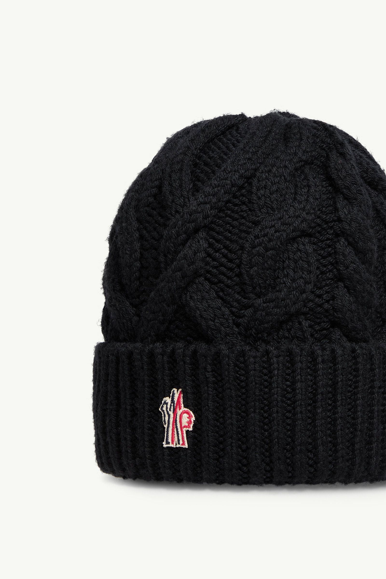 Wool Beanie Women Black Moncler 2