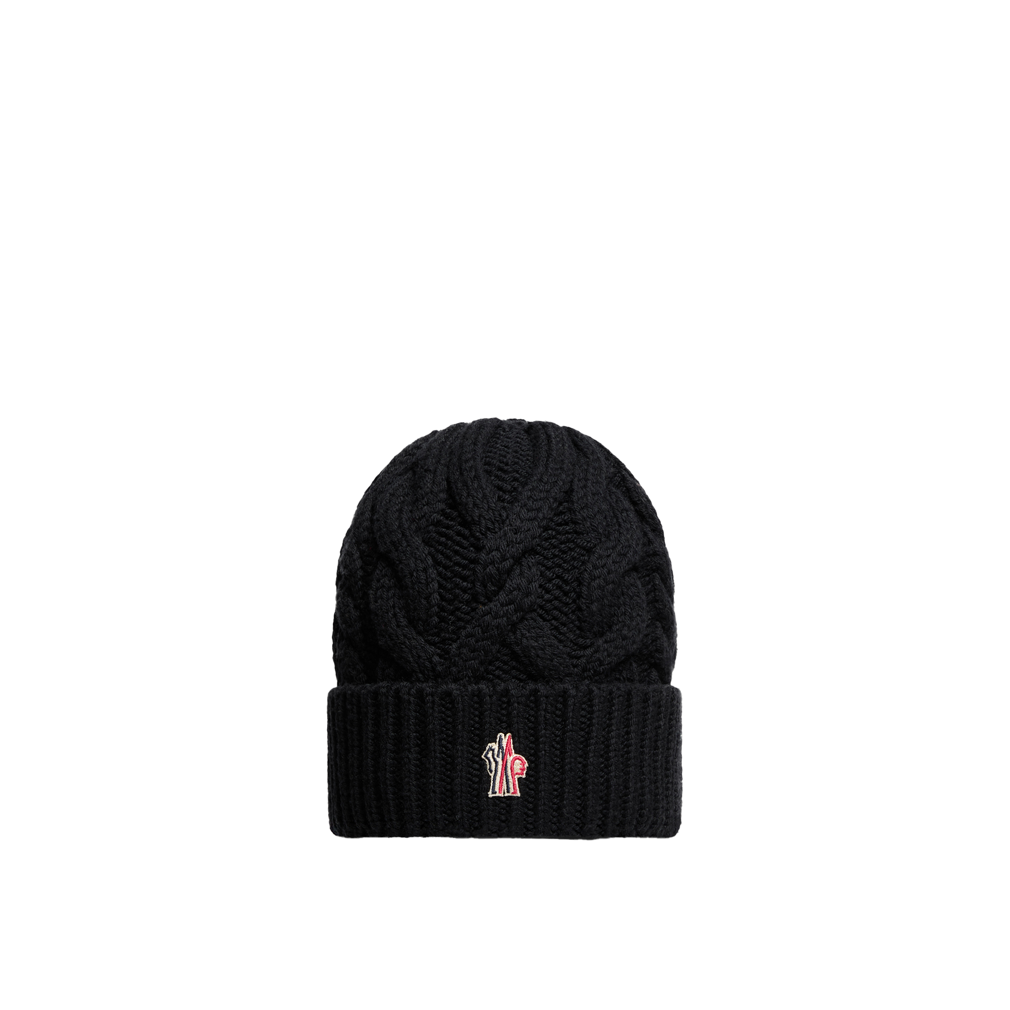 MONCLER GRENOBLE Wool Beanie, Women, Black, Size: One size