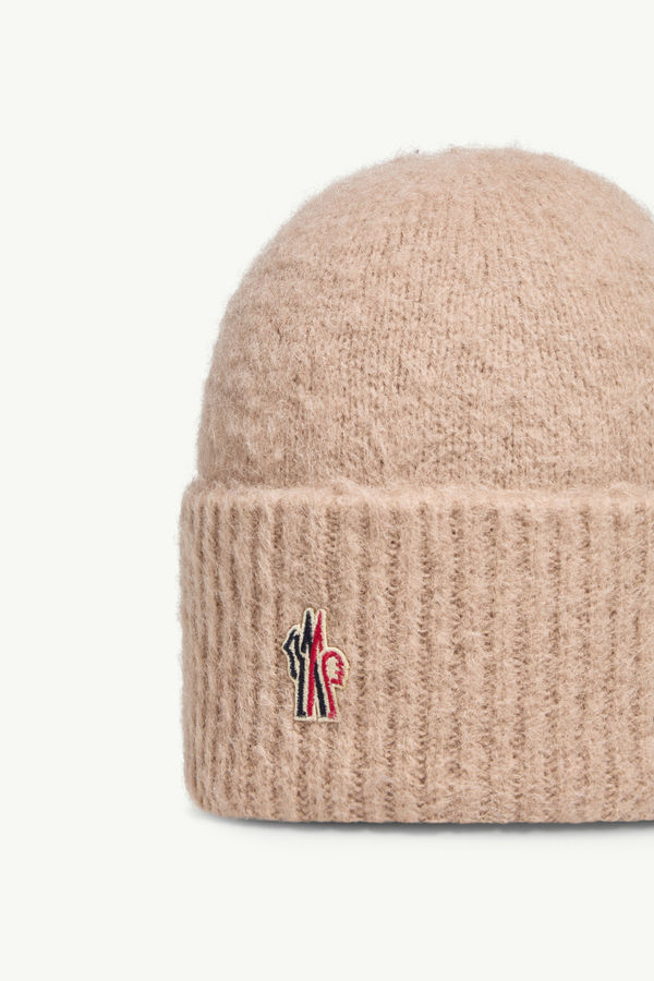 Alpaca & Wool Beanie Women Beige Moncler 2