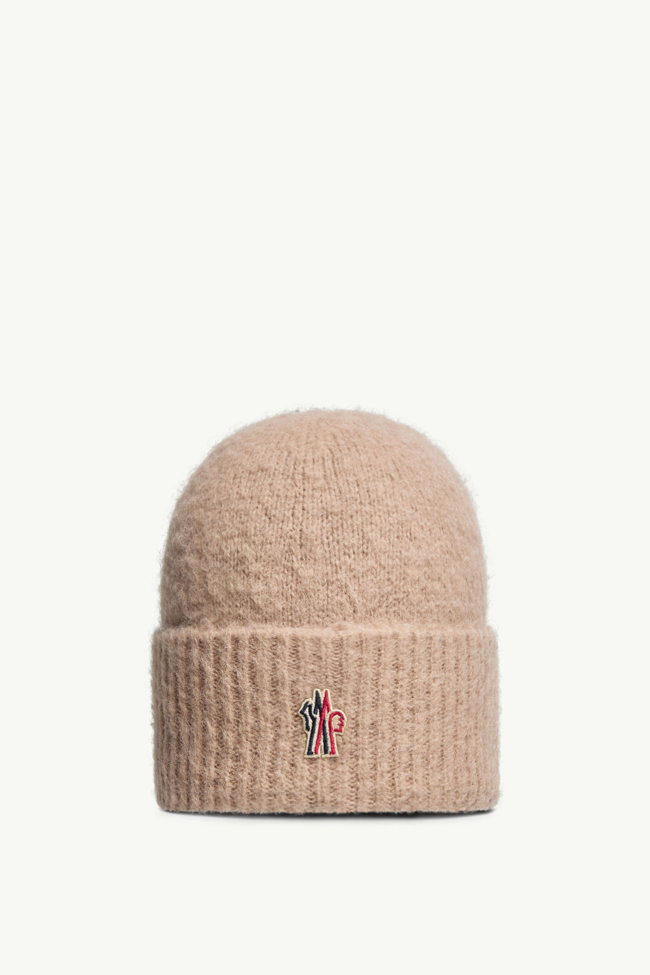 羊驼毛和羊毛便帽 女士 米色 Moncler 0
