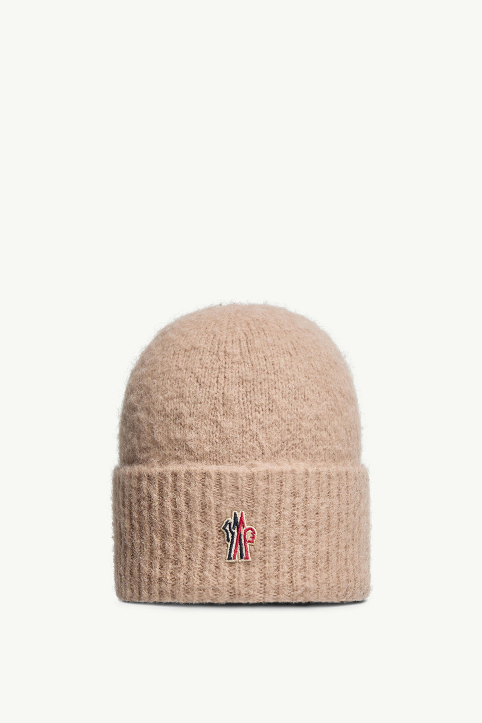 羊驼毛和羊毛便帽 女士 米色 Moncler 0