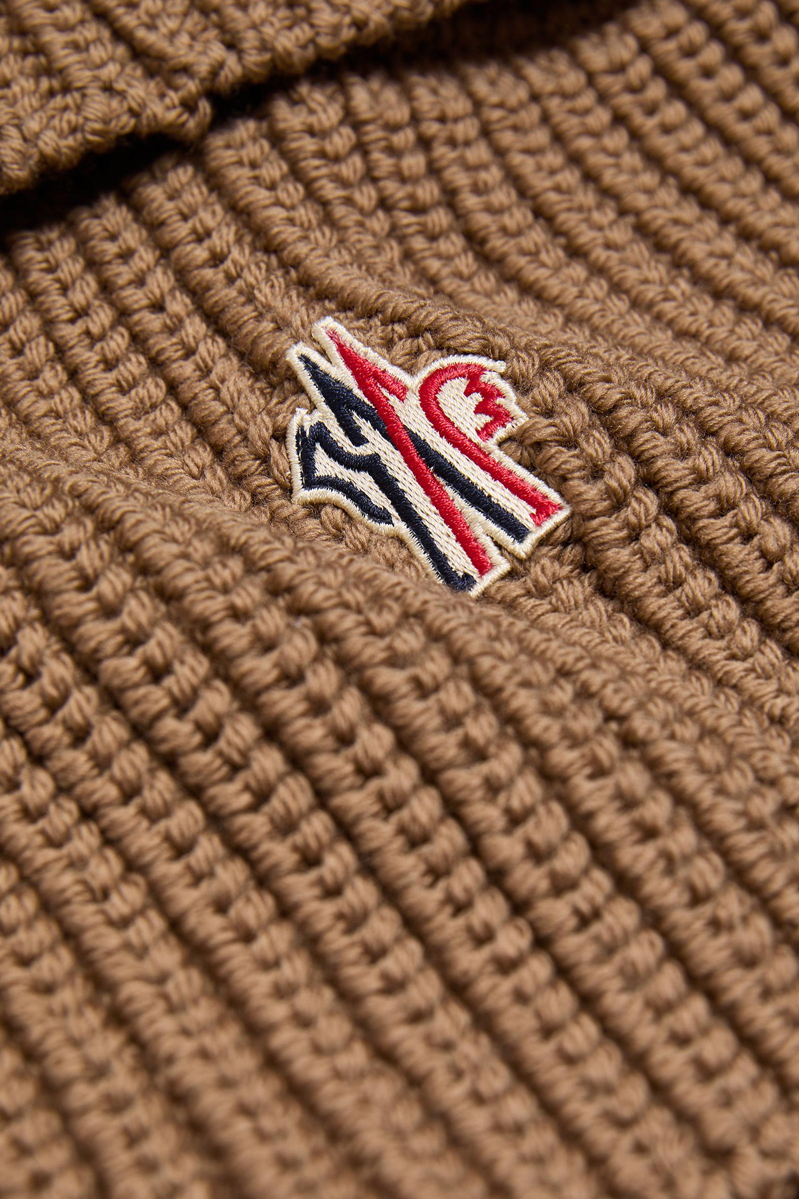 Brown Wool Neck Warmer - Scarves & Gloves for Women | Moncler US