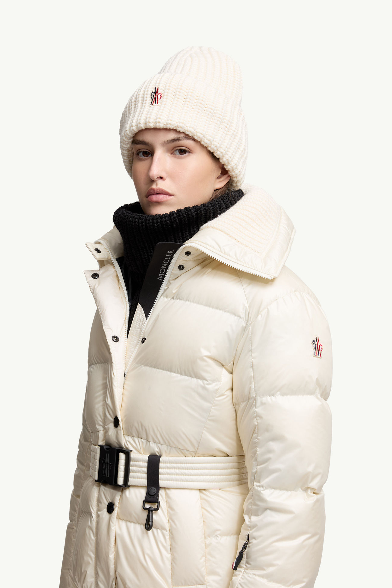 羊毛保暖頸套 女士 黑色 Moncler 1