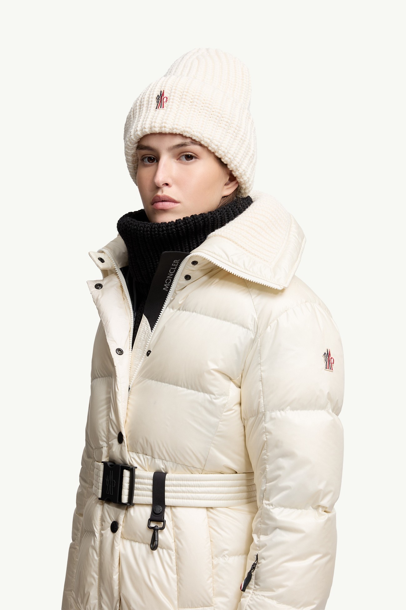 羊毛保暖頸套 女士 黑色 Moncler 1