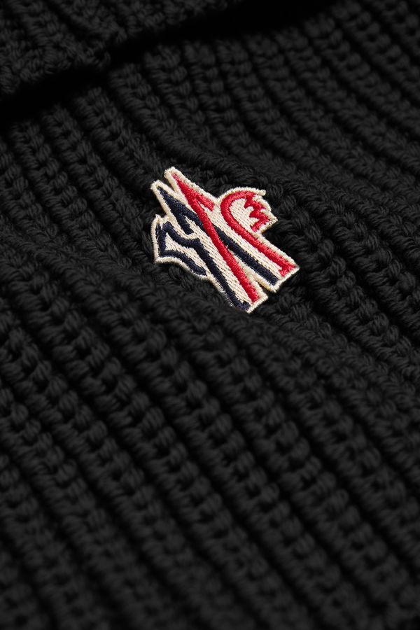Wool Neck Warmer Women Black Moncler 2