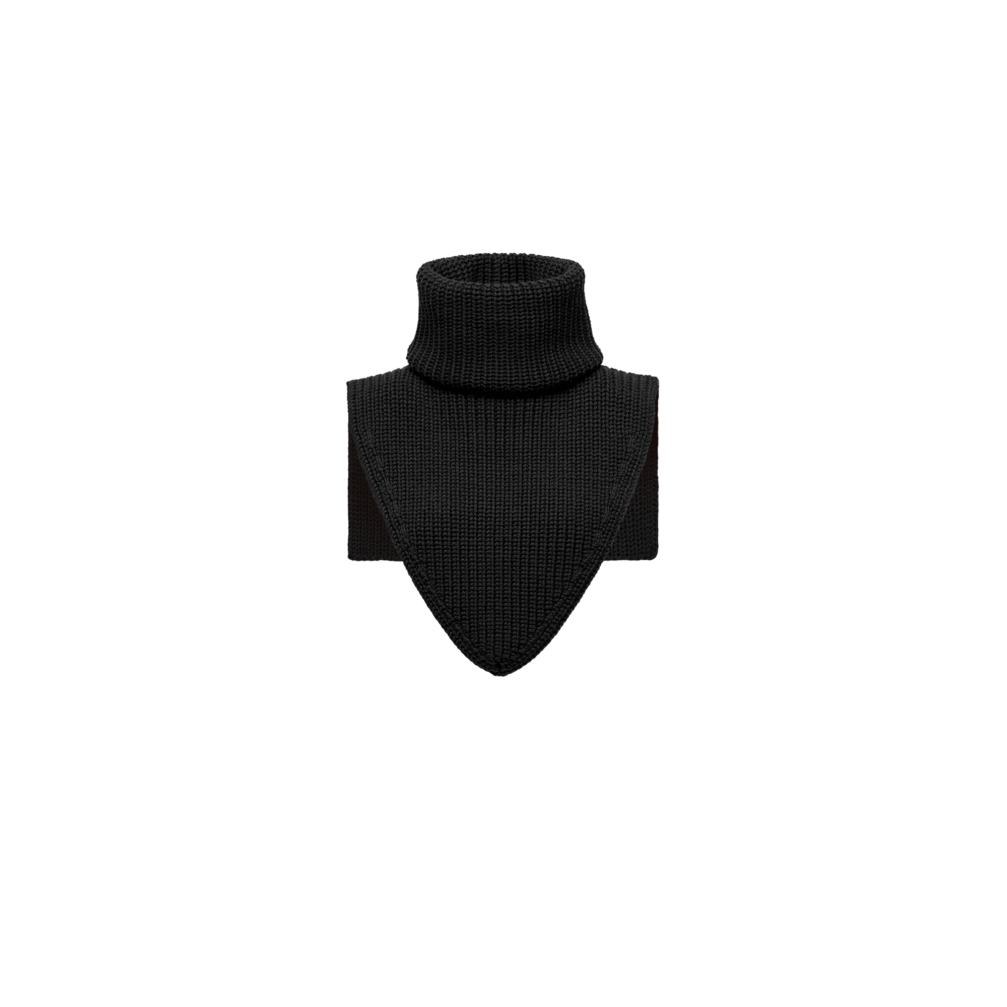 Grenoble    Wool Neck Warmer for Women in Black, Size: One Size, Moncler