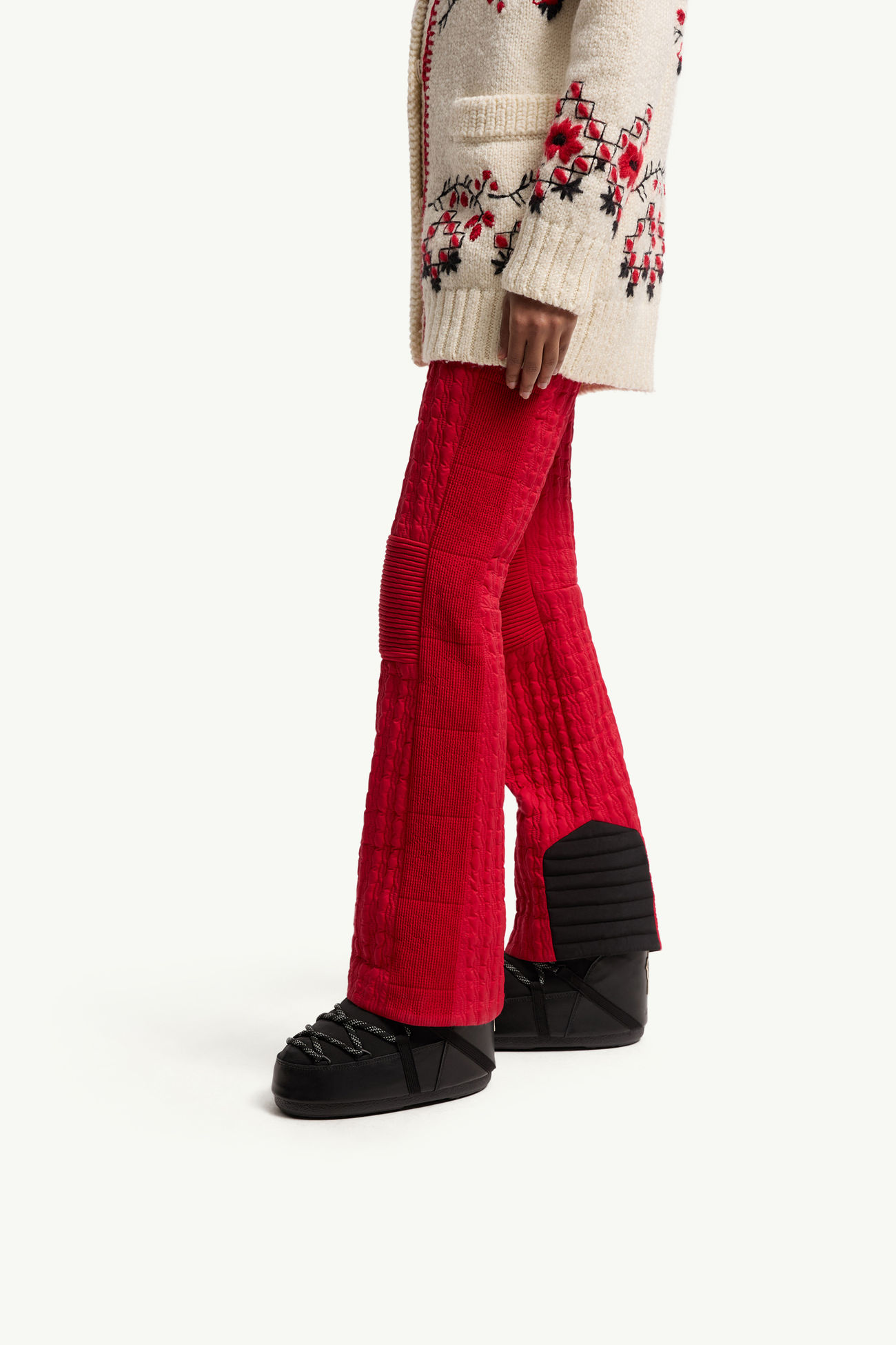 Moon Boot x Moncler Grenoble Icon低筒夾層雪靴 女士 黑色 Moncler 1