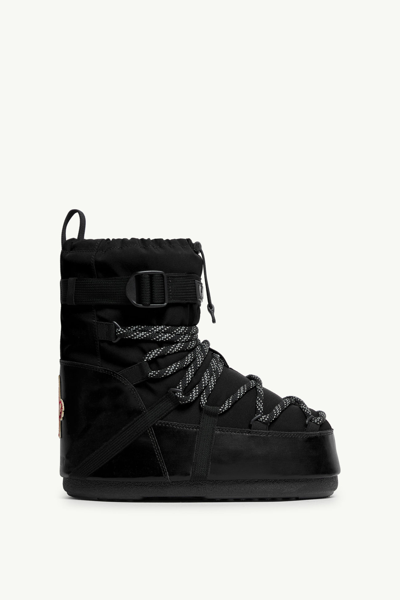 Moon Boot x Moncler Grenoble Icon低筒夾層雪靴 女士 黑色 Moncler 0