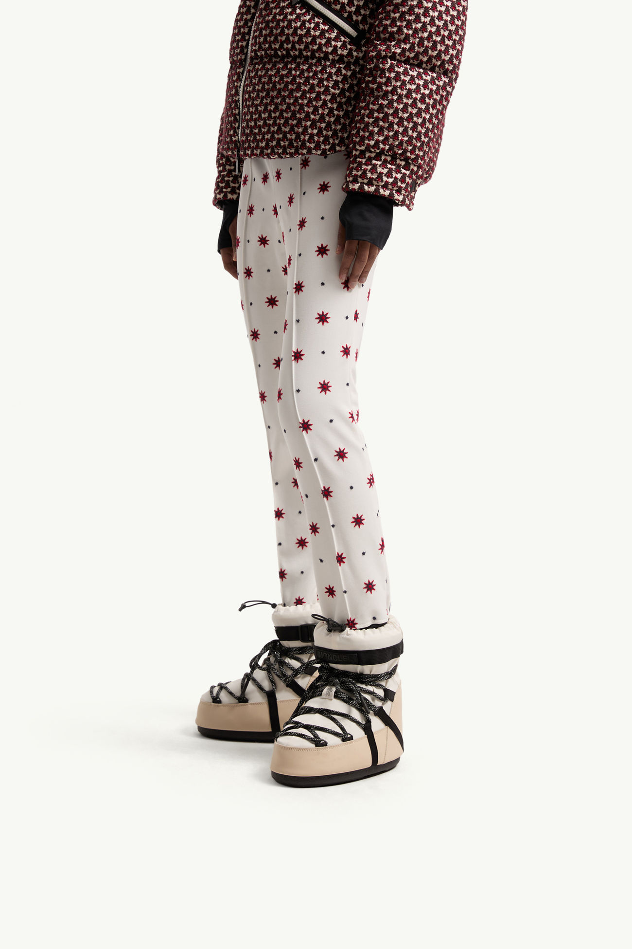 Botas de nieve bajas acolchadas Moon Boot x Moncler Grenoble Icon Mujer Blanco Moncler 1