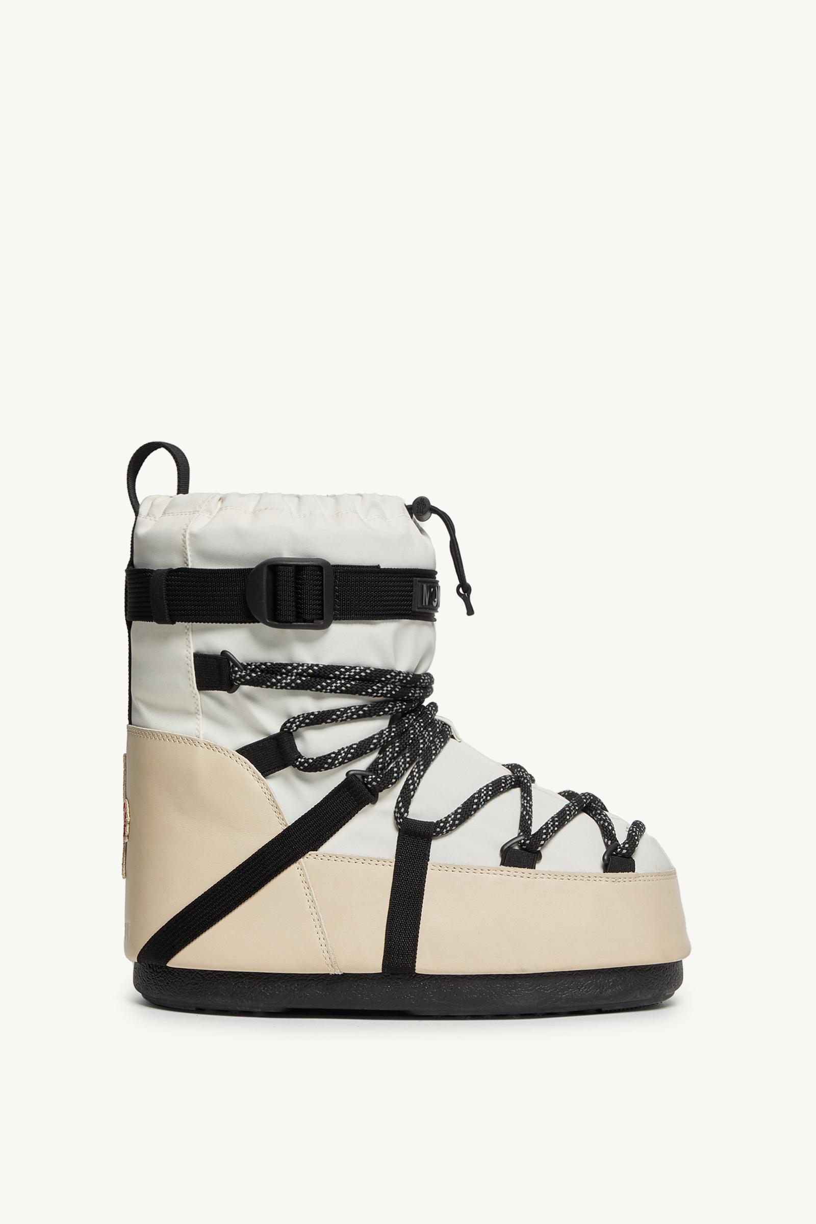 Moon Boot x Moncler Grenoble Icon Low Padded Snow Boot Blanc