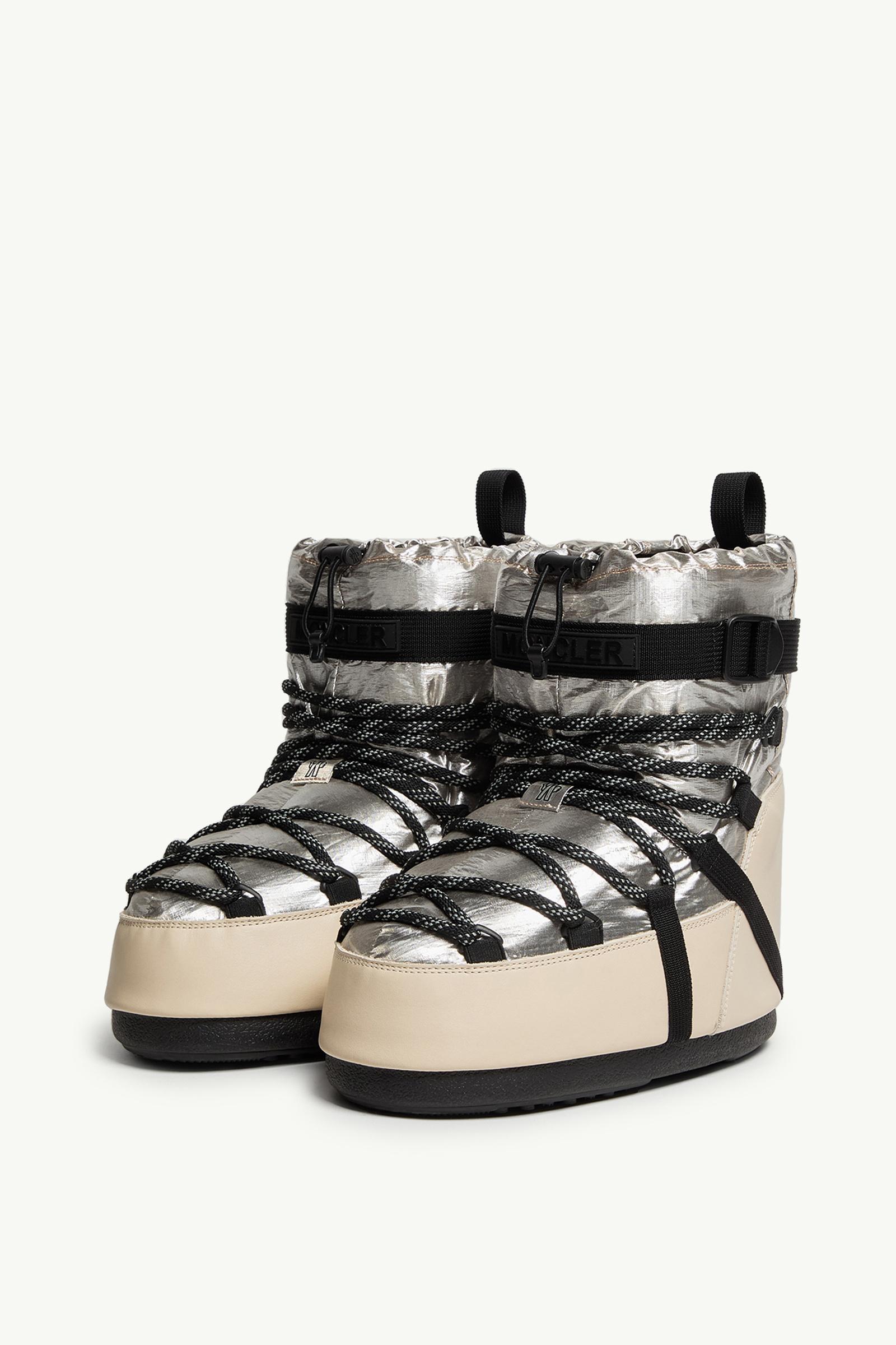 Gold Moon Boot x Moncler Grenoble Icon Low Padded Snow Boot