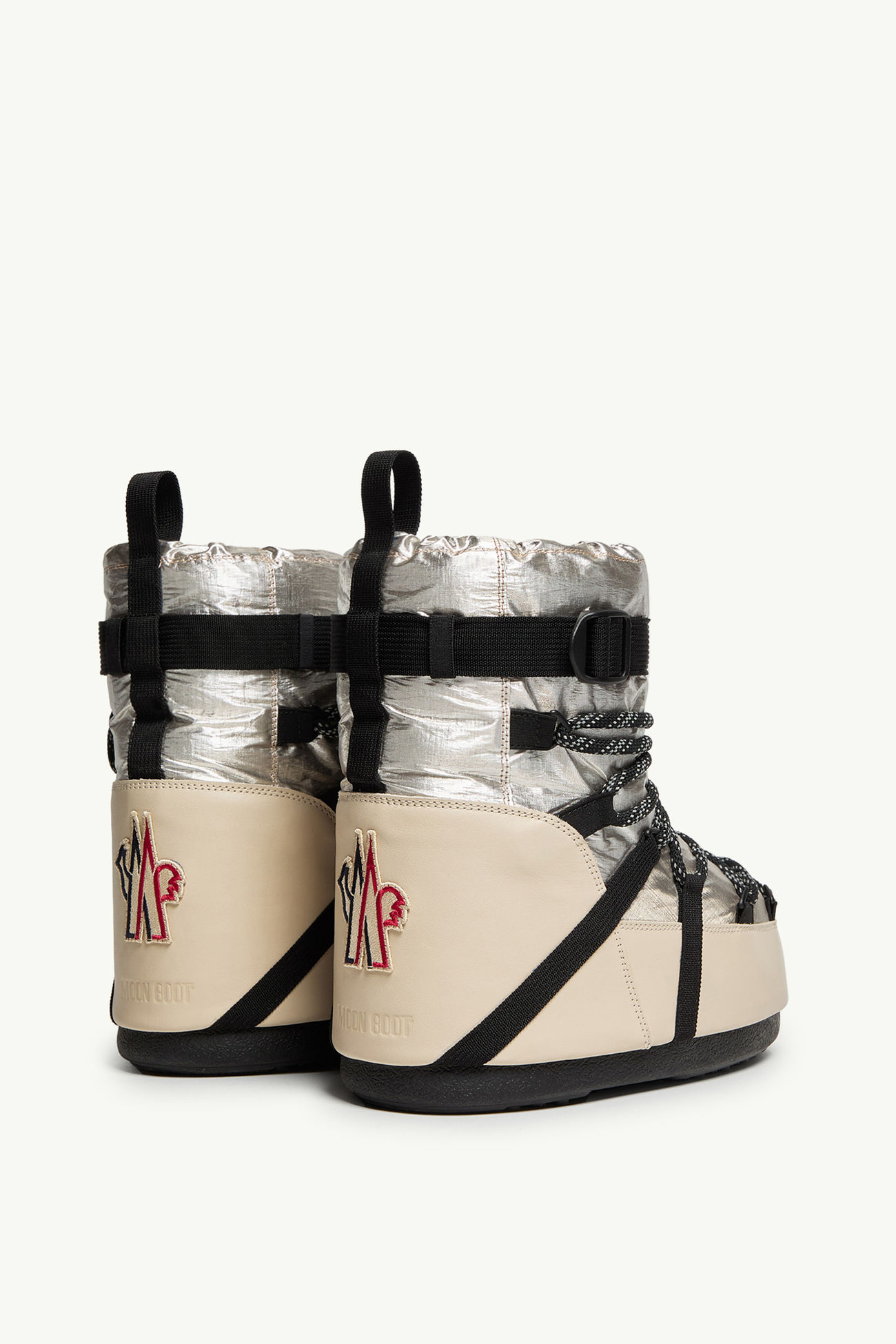 Moon Boot x Moncler Grenoble Icon低筒夾層雪靴 女士 金色 Moncler 4
