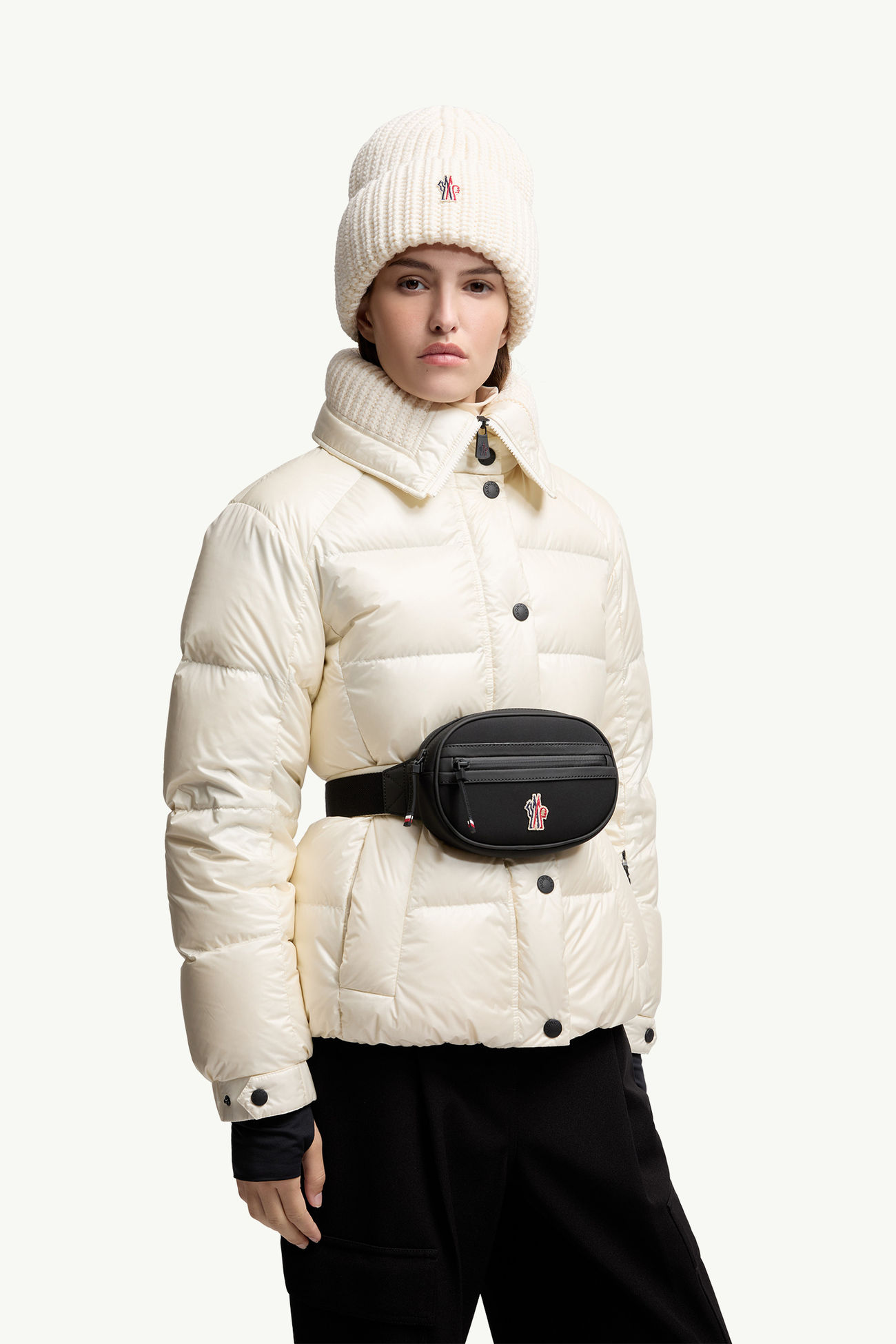 防潑水腰包 女士 黑色 Moncler 1