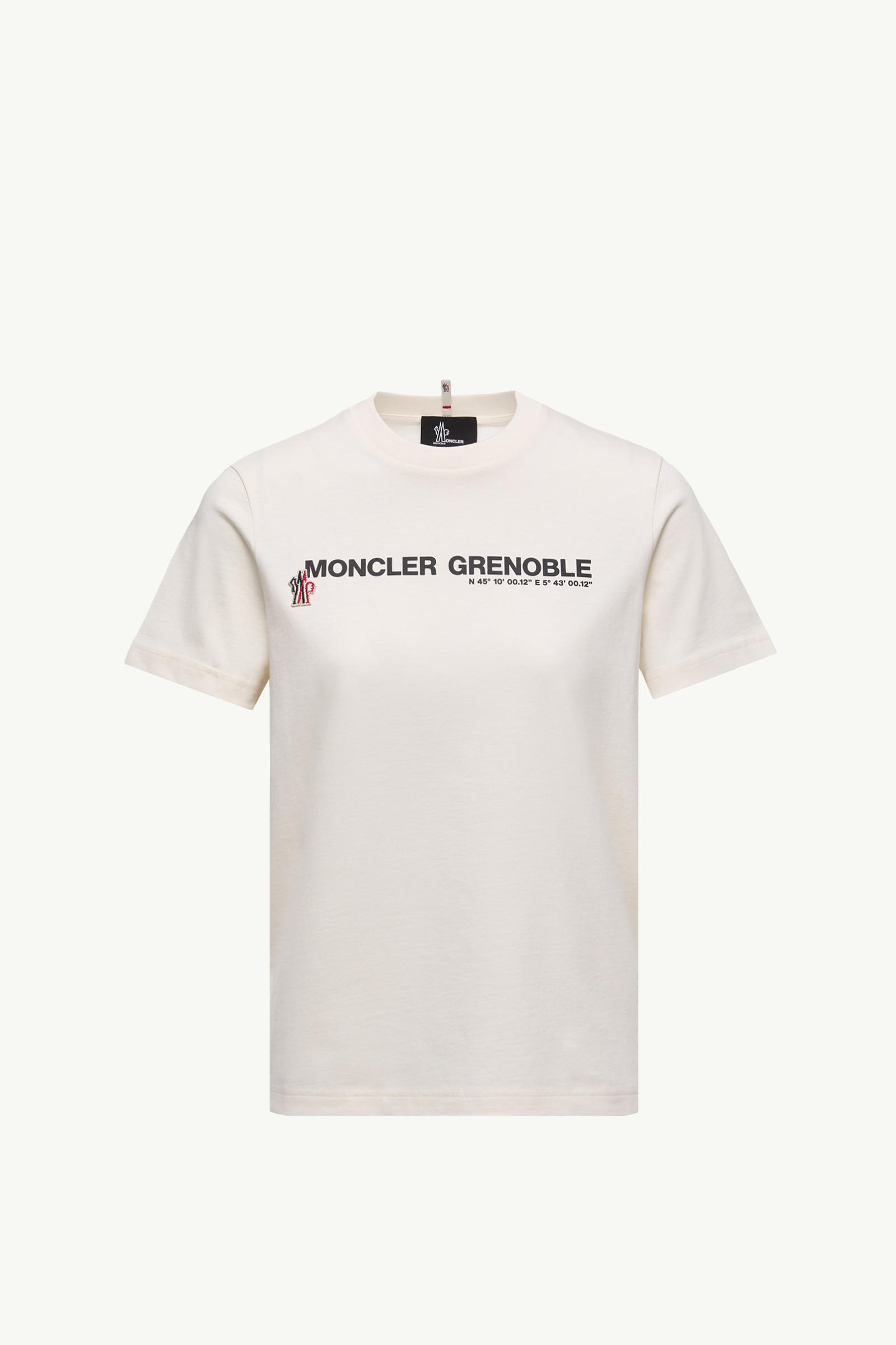 Logo Cotton T-Shirt Women White Moncler 2