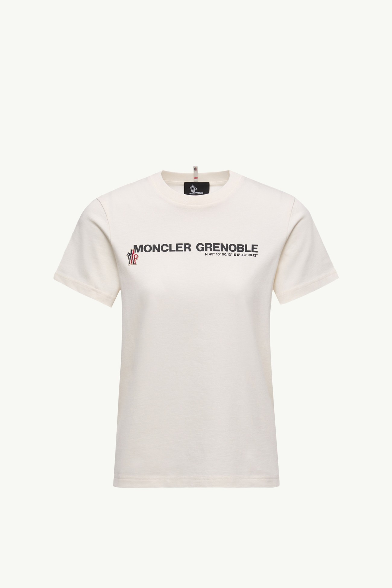 Logo Cotton T-Shirt Women White Moncler 2