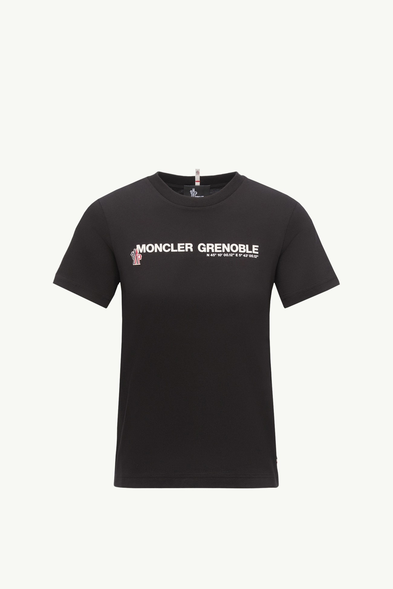 Logo Cotton T-Shirt Women Black Moncler 2