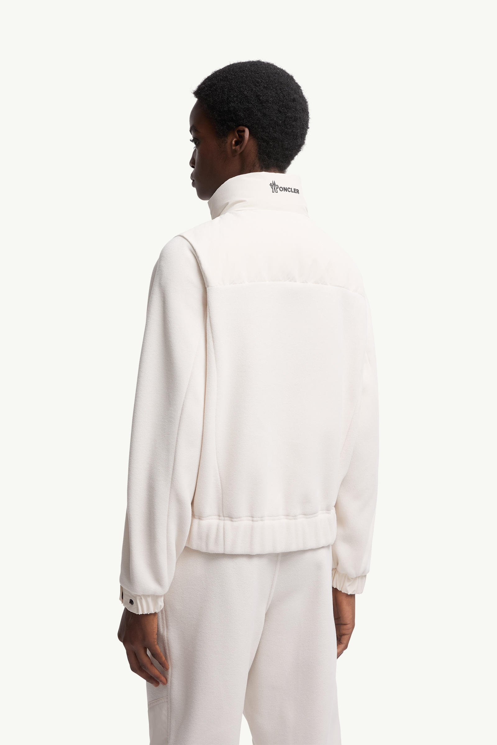 Polartec® Padded Zip-Up Hoodie Women White Moncler 4