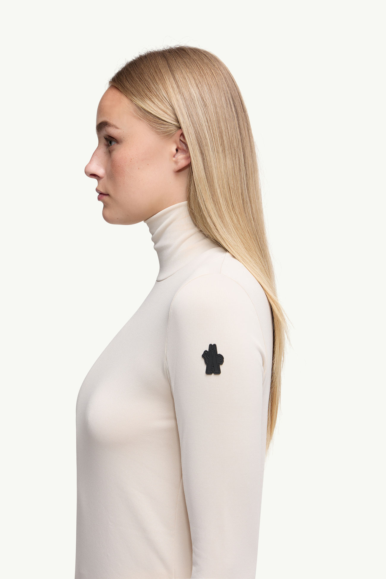 Polartec® Polo Neck Women White Ivory Moncler 1