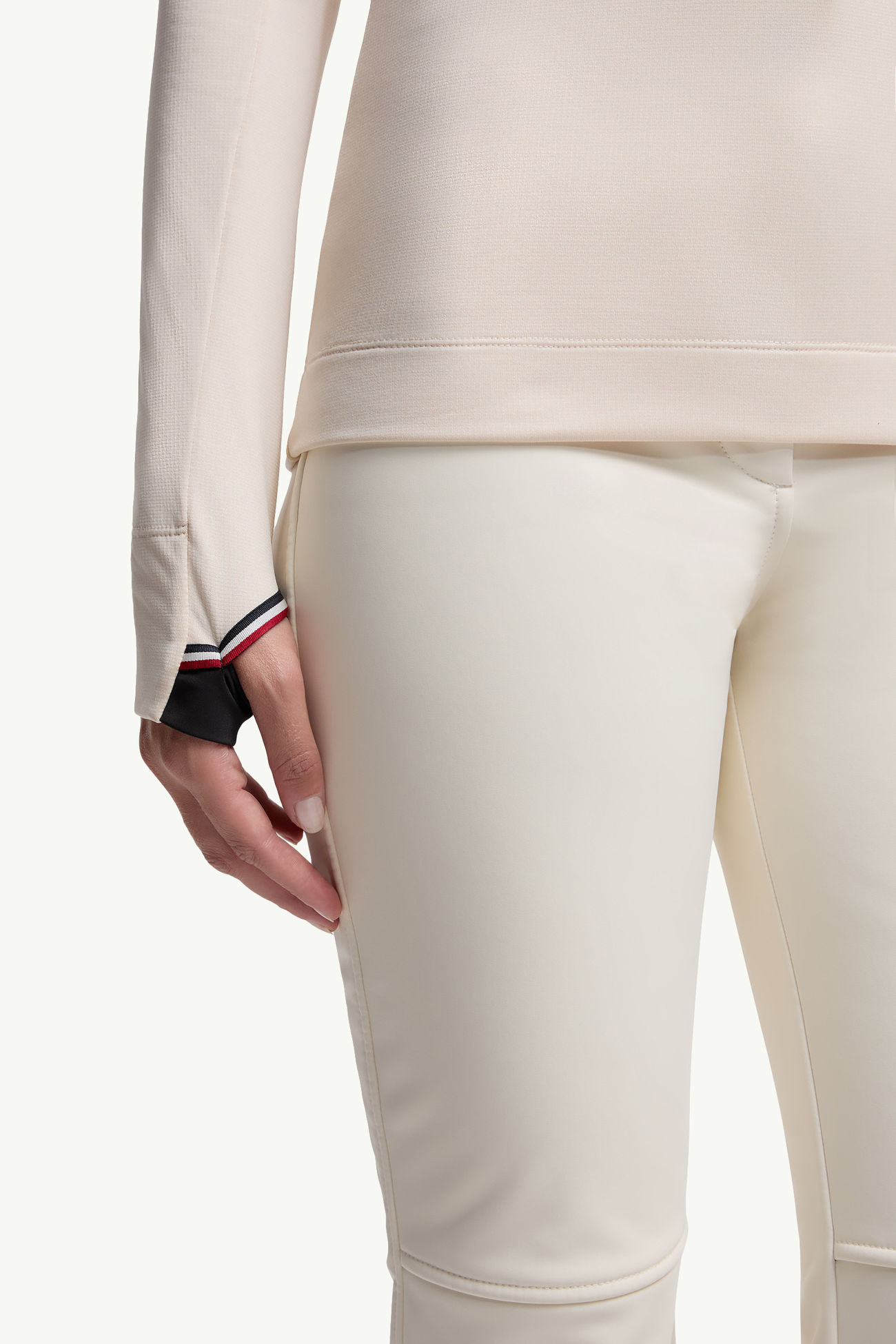 Polartec® Rollkragenpullover Damen Weiß-Elfenbein Moncler 5