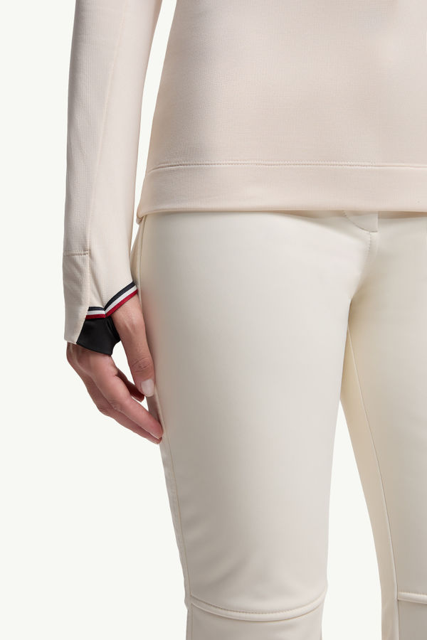Pull à col roulé en Polartec® Femmes Blanc Ivoire Moncler 5
