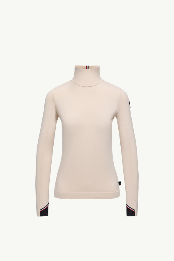 Polartec® Turtleneck Women White Ivory Moncler 2