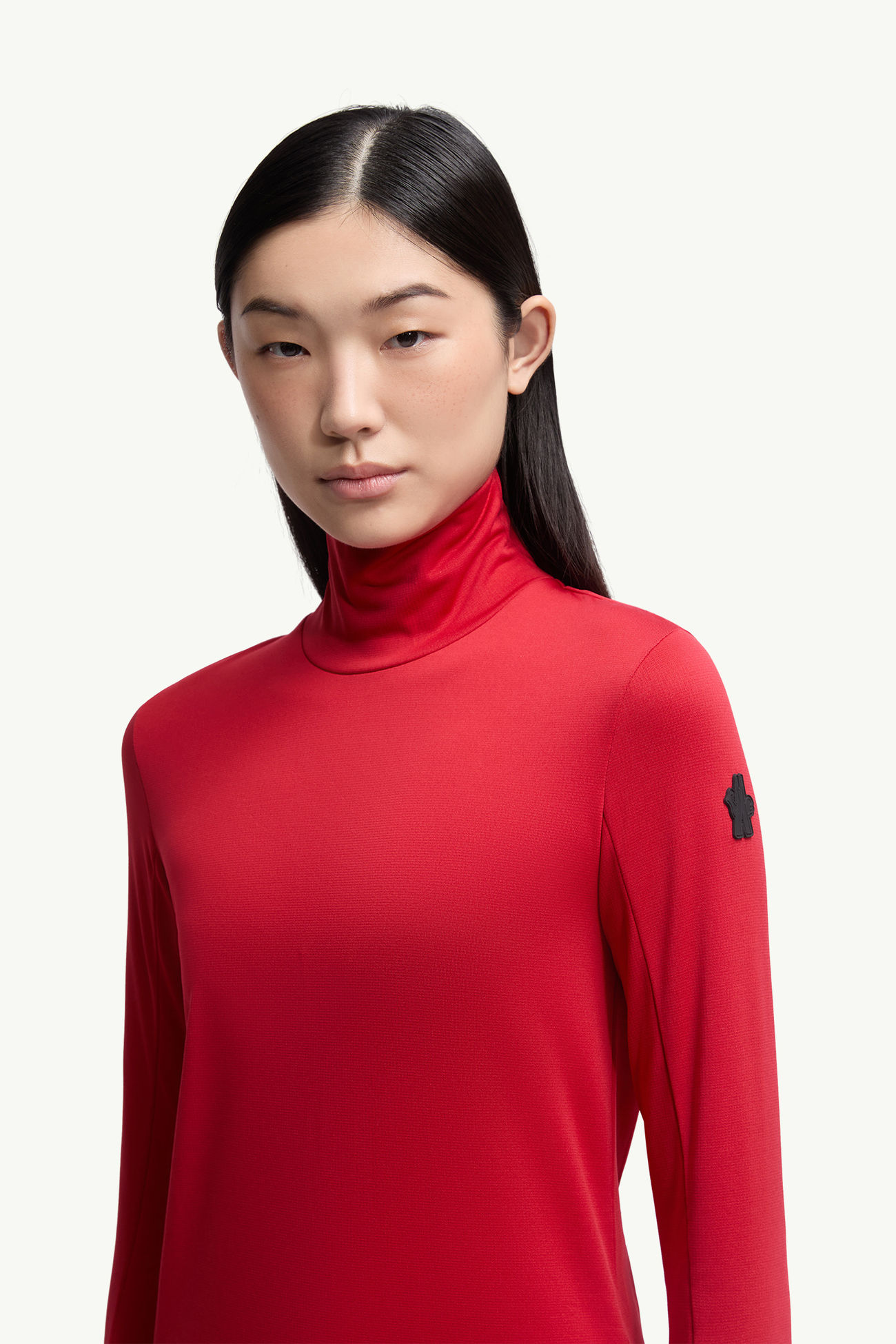 Polartec® Polo Neck Women Dark Red Moncler 1