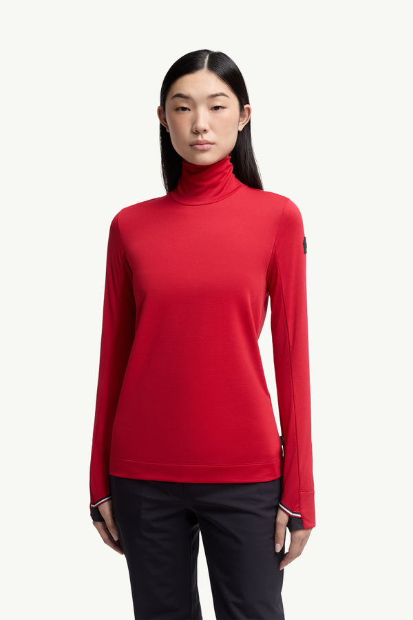 Polartec® Turtleneck Women Dark Red Moncler 3