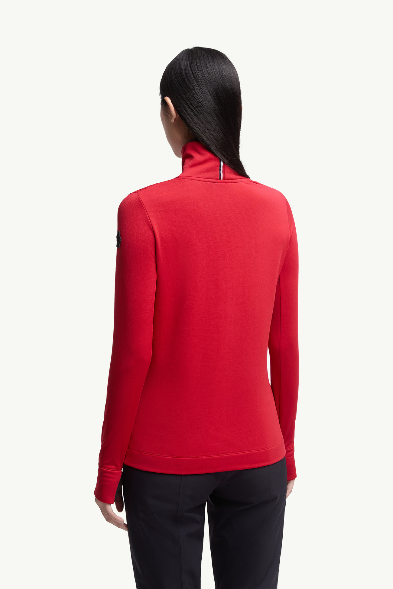 Polartec® Polo Neck Women Dark Red Moncler 4