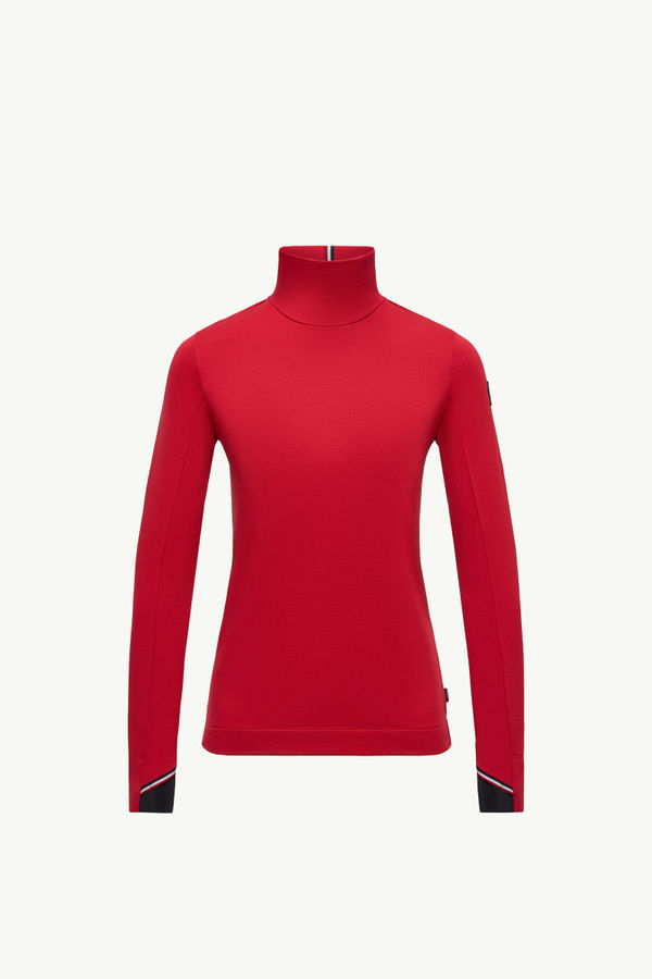 Polartec® Turtleneck Women Dark Red Moncler 2