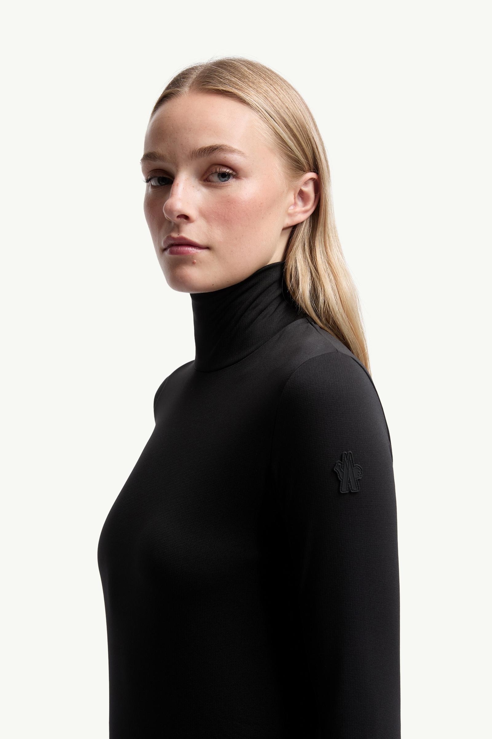 Black Polartec® Turtleneck - Mid-Layers for Women | Moncler US