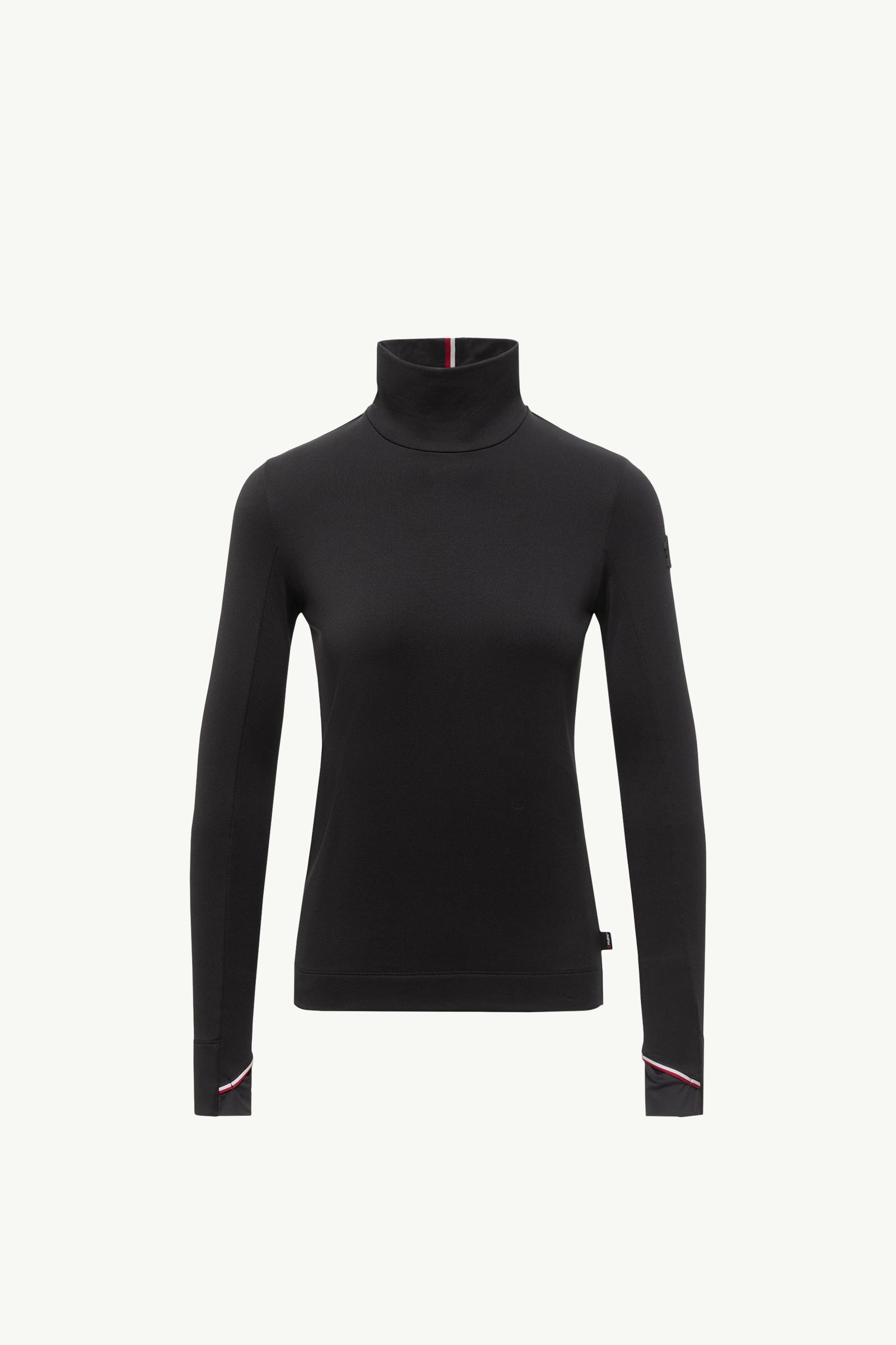 Black Polartec® Turtleneck - Sweatshirts for Women | Moncler US