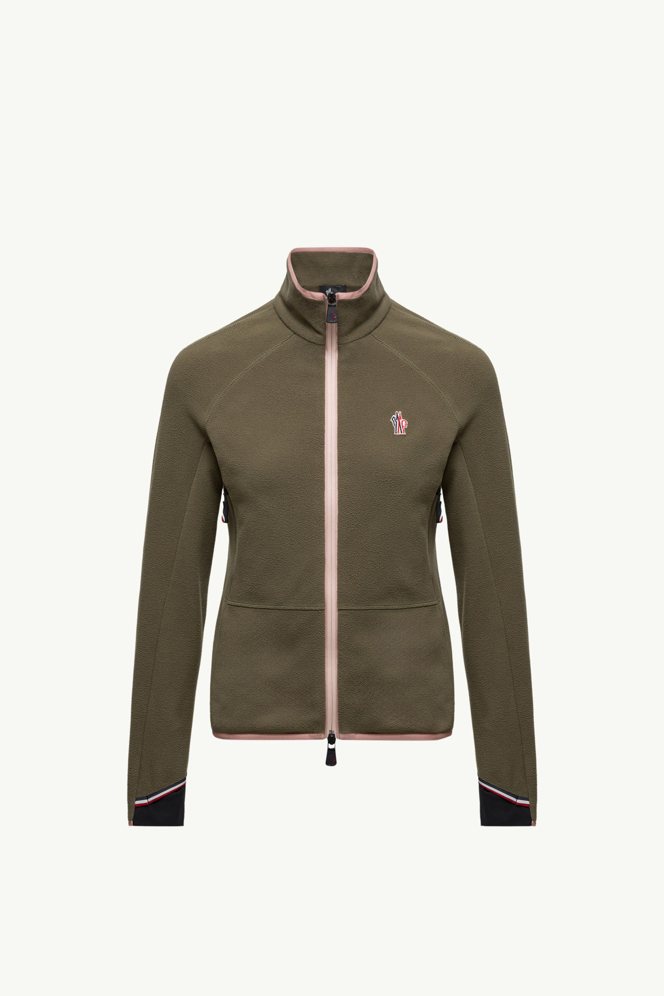 抓毛拉鏈衛衣 女士 橄欖綠色 Moncler 2