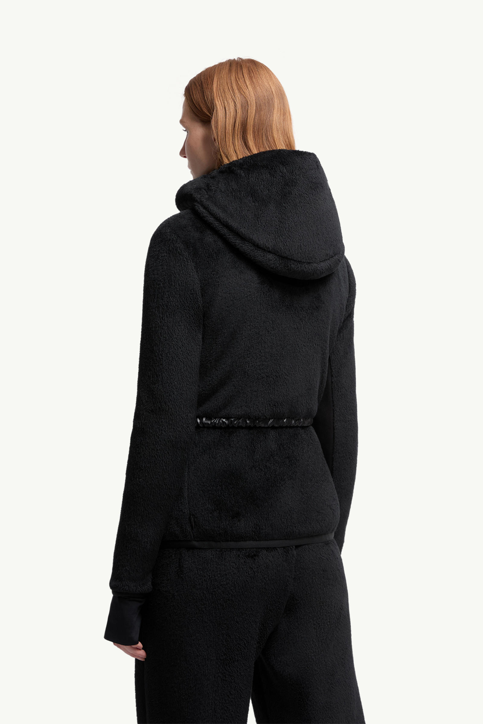 Polartec® Padded Hoodie Women Black Moncler 4