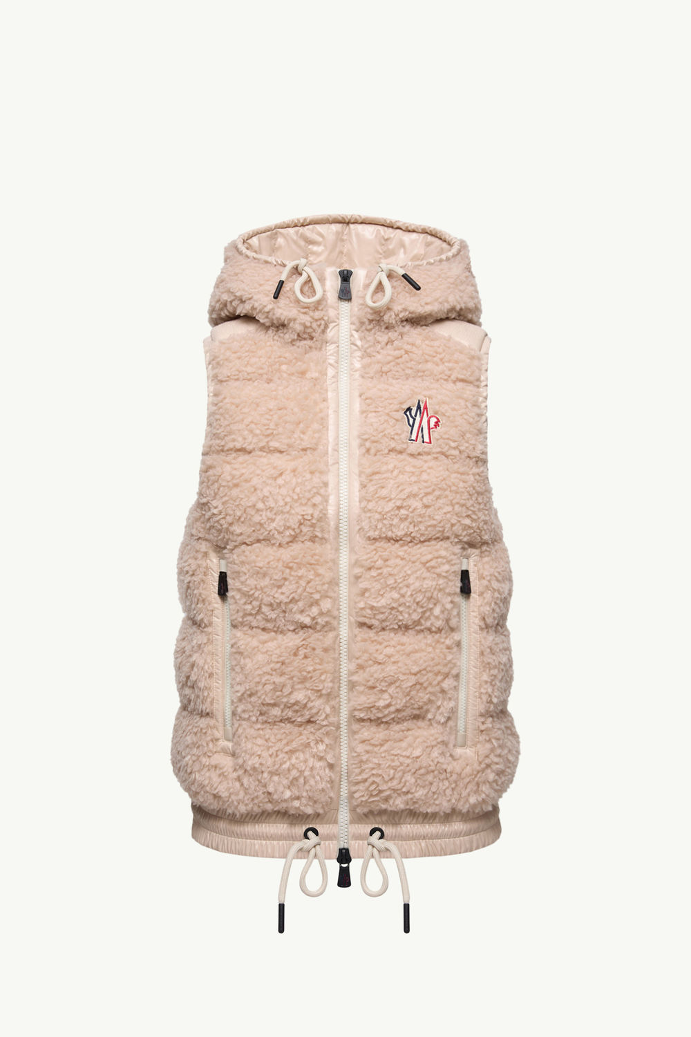 Teddy Padded Gilet Women Pink Moncler 2