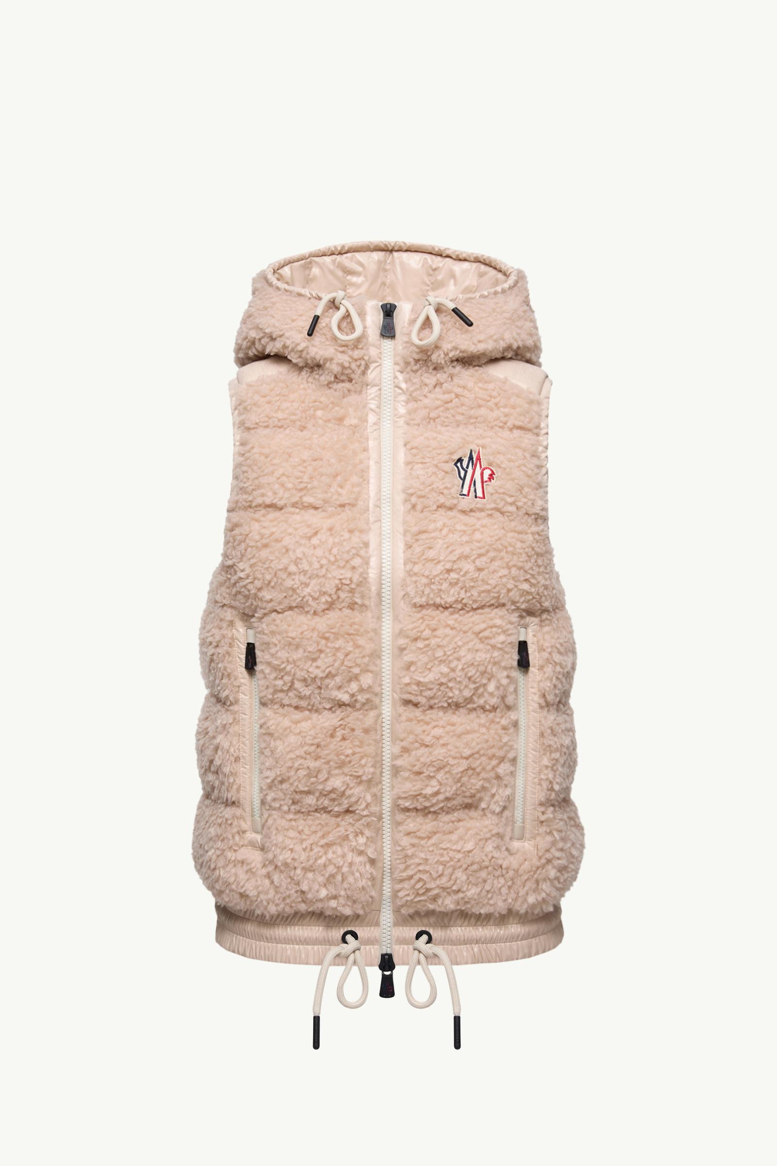 Pink Teddy Padded Vest - Vests for Women | Moncler US