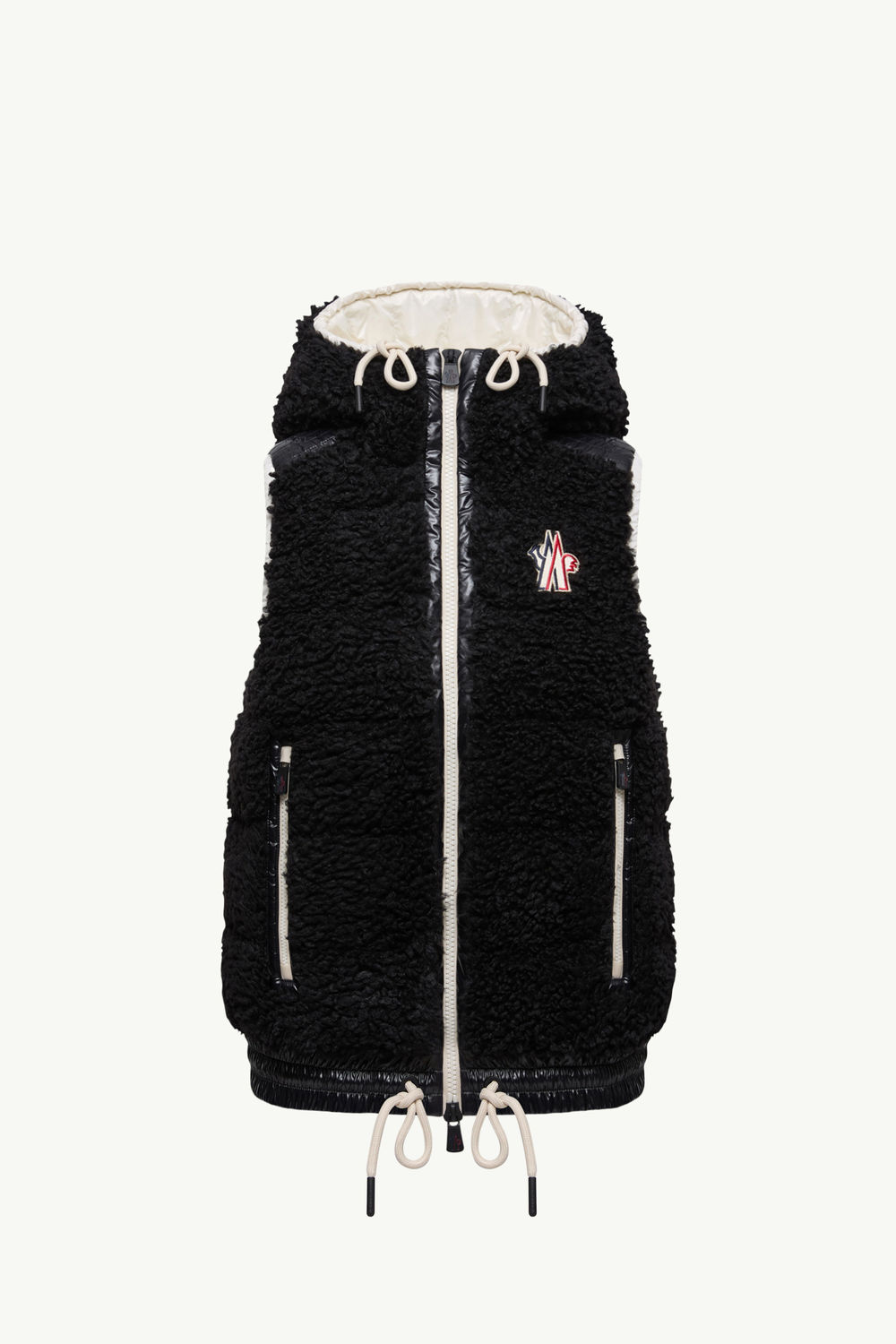 Teddy Padded Gilet Women Black Moncler 2