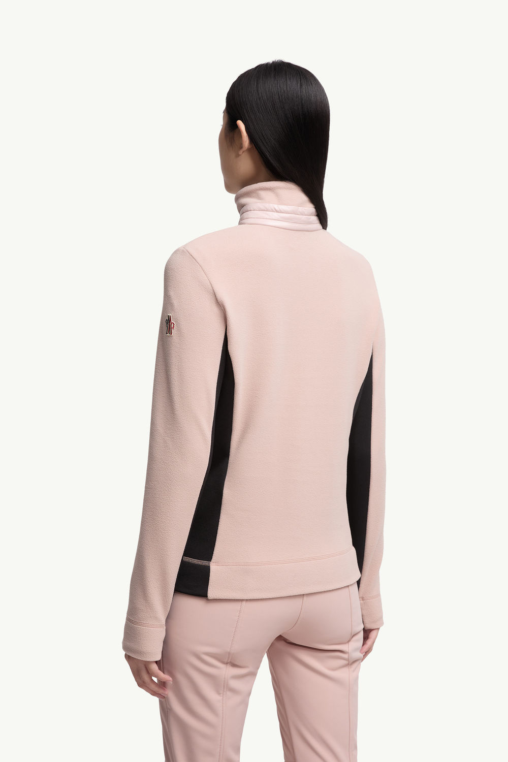 Half-Zip Sweatshirt Women Light Pink Moncler 4