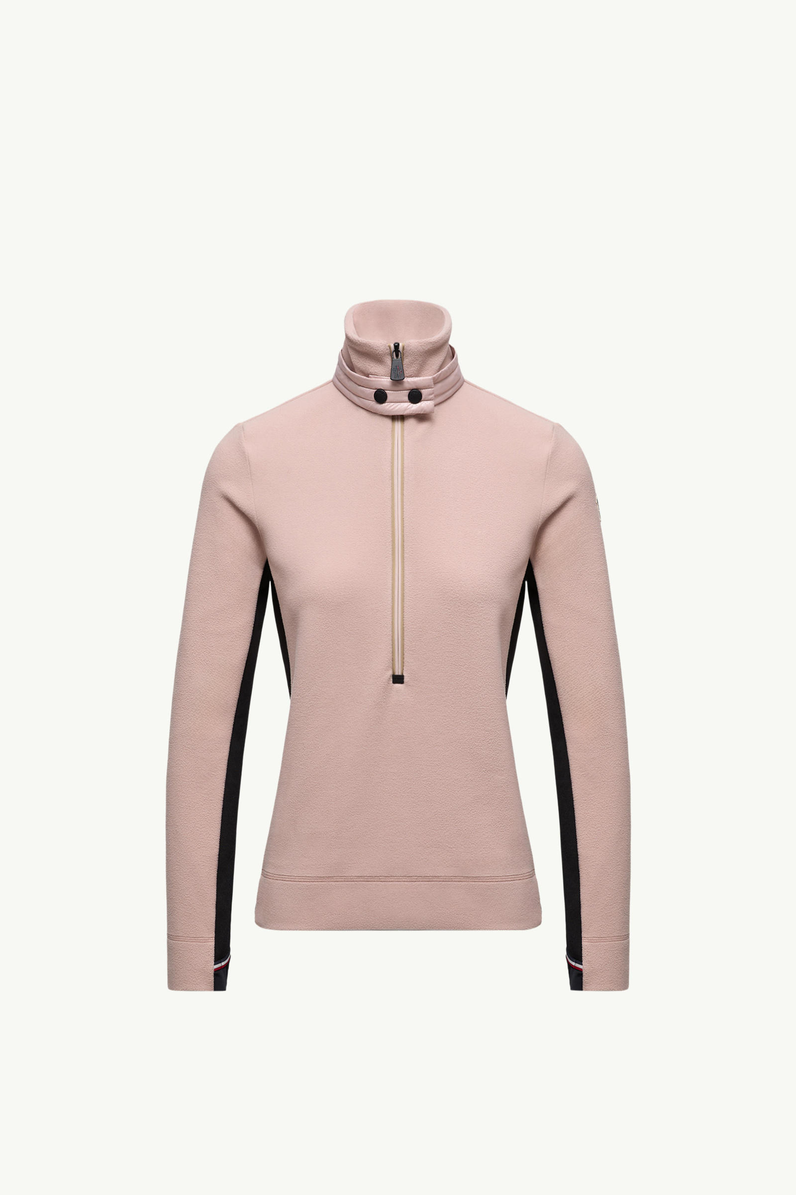 Half-Zip Sweatshirt Women Light Pink Moncler 2