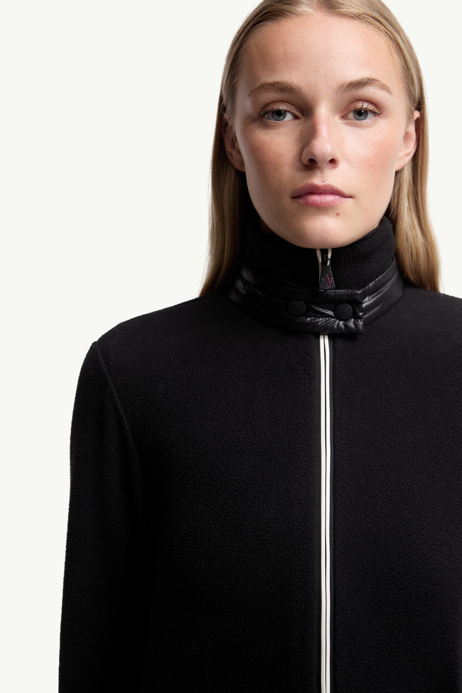 Sudadera con media cremallera Mujer Negro Moncler 5