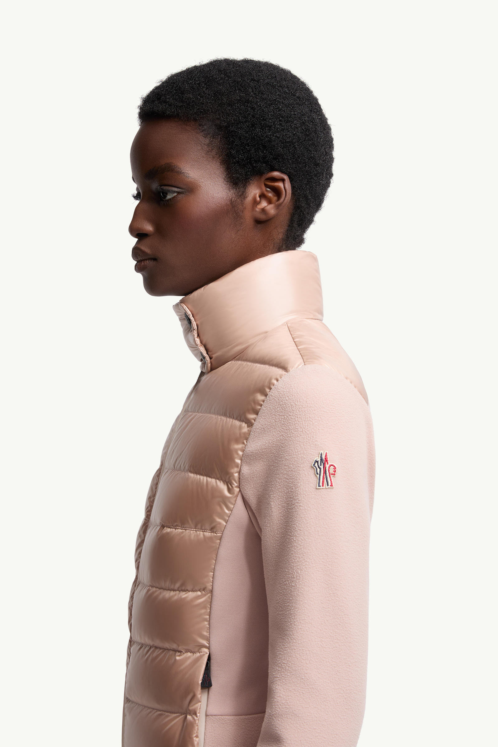 女士加衬拉链卫衣 女士 粉红色 Moncler 1